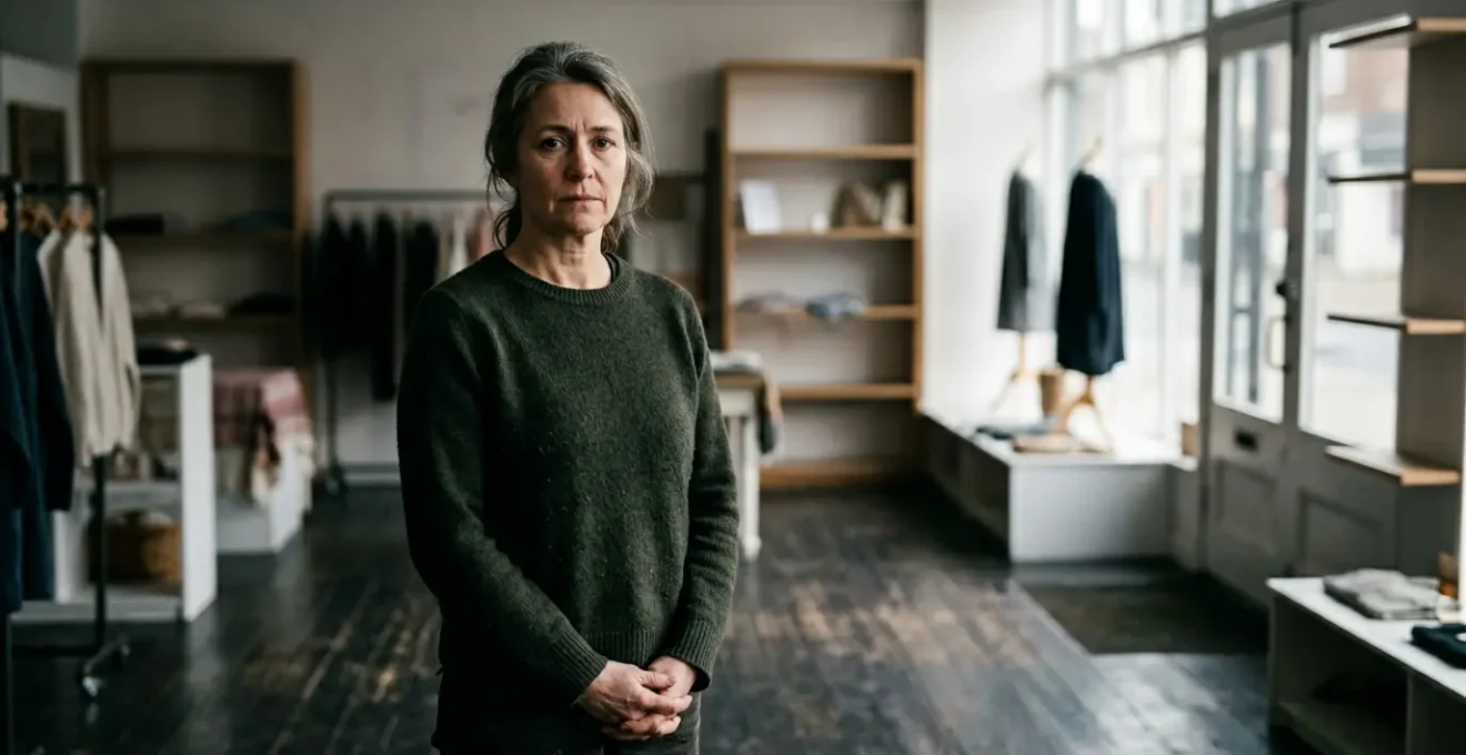 Commerçant face à l'urgence après un vol massif de stock pendant la période de Noël