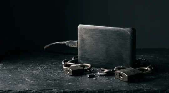 Concept de protection des donnees contre les cyberattaques avec systeme de sauvegarde securise