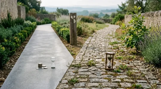 Comparaison visuelle entre stratégies d'investissement ETF et gestion pilotée face à l'inflation