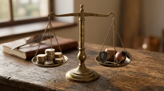 Concept de franchise d'assurance et d'équilibre budgétaire