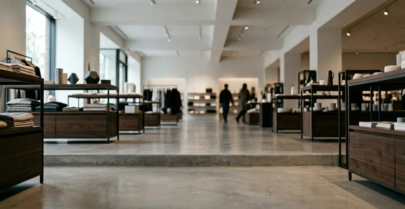 Danger d'une marche non signalée dans un magasin illustrant les risques de responsabilité civile