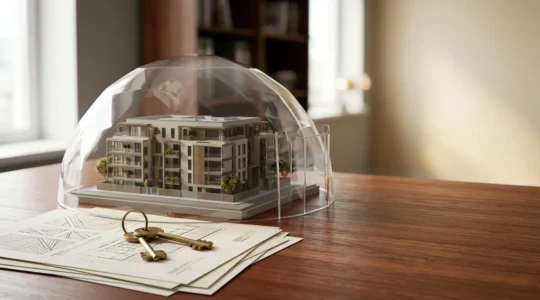 Concept de protection patrimoniale à travers une structure SCI et assurance