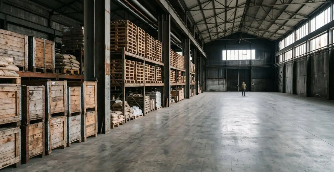 Représentation visuelle d'une décision stratégique entre stockage et gestion des risques d'obsolescence